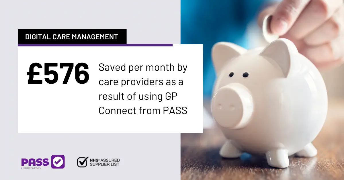 Cost savings GP Connect
