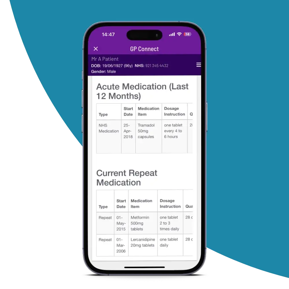 everyLIFE PASS eMAR Medication Management Software: GP Connect