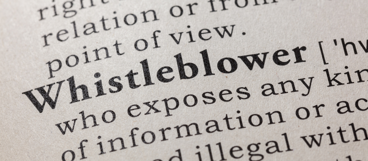What is the definition of whistleblowing in health and social care?​