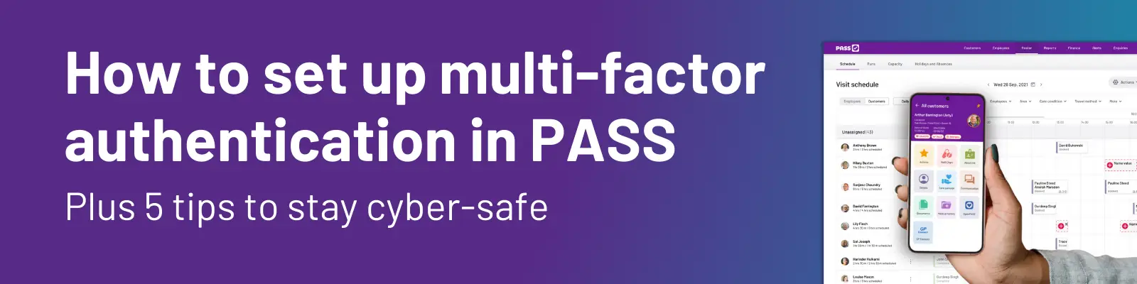How to set up multi-factor authentication in PASS (plus 5 tips to stay cyber-safe)