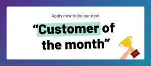 customer of the month