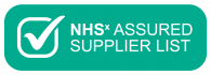 NHS Assured Supplier logo NHS Assured Supplier logo